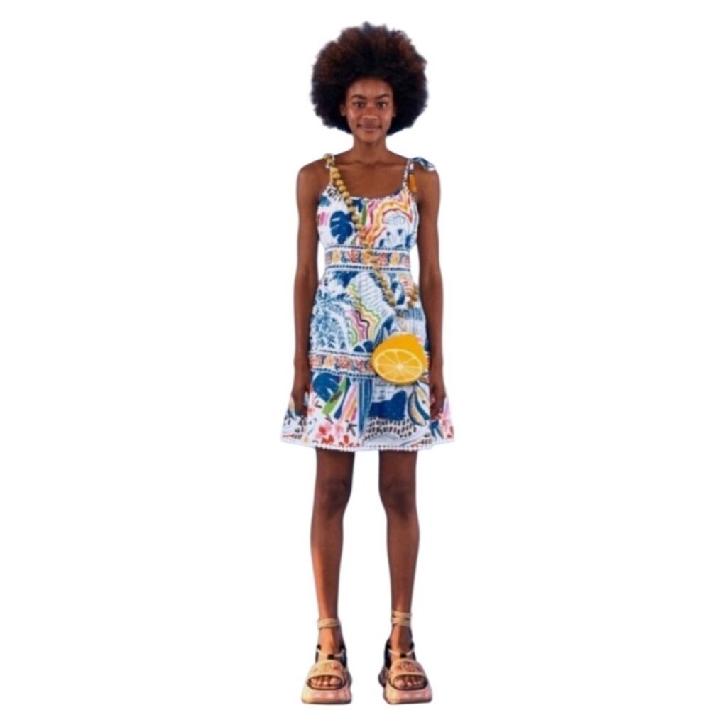 Farm Rio Wild Brazil Mini Dress Size XS New With Tags - Picture 4 of 16